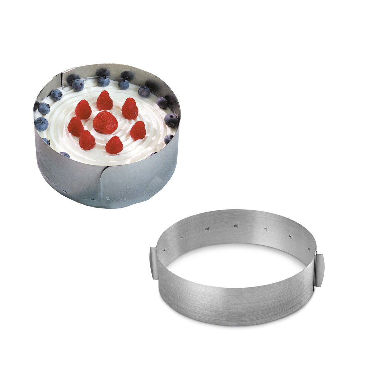 Metaltex 257715010 Tortenring Viennoise verstellbar