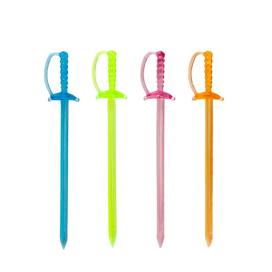 METALTEX 257813080 Cocktail-Picker "Schwert", 35 Stück / Partypicker