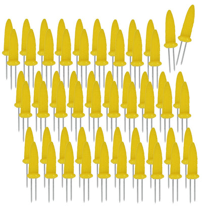 60er SET METALTEX Maiskolbenhalter / Maiskolben - Halter / Maiskolbenpicker / Grillbesteck