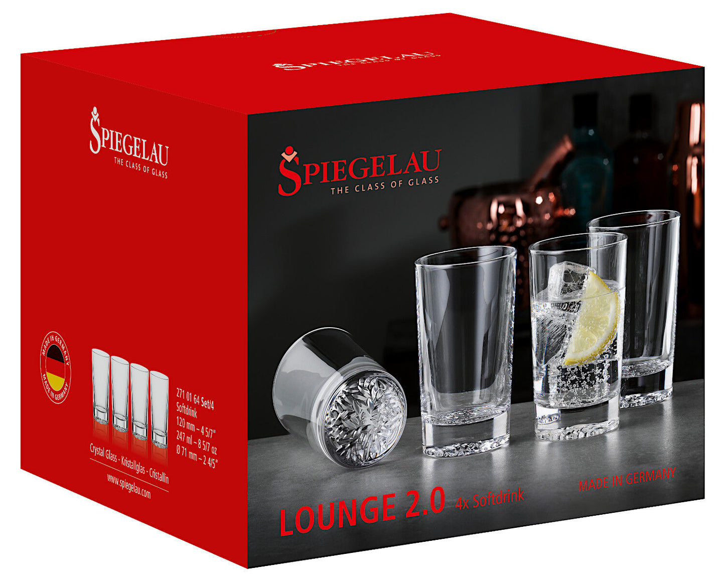 SPIEGELAU 2710164 LOUNGE 2.0 Softdrinkglas 4er Set – Bild 7