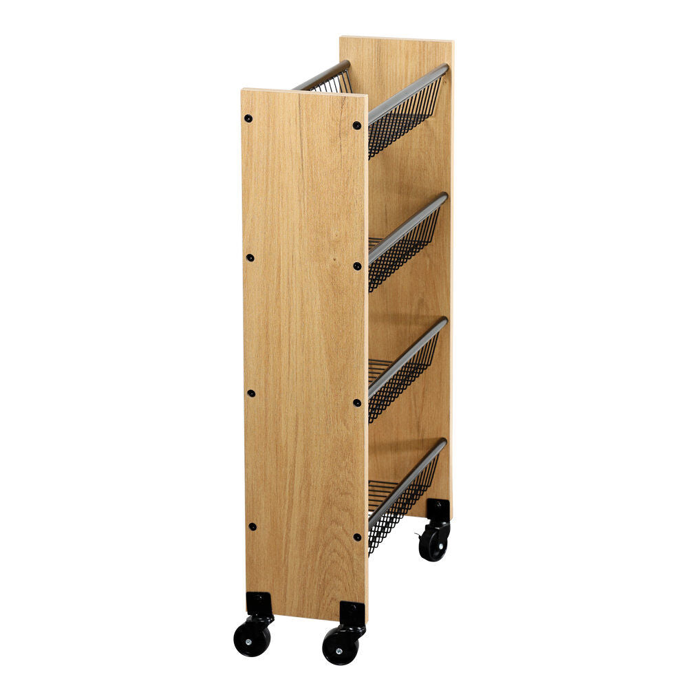KESPER 2784313 Küchenwagen, Metall, MDF / Servierwagen / Nischenwagen