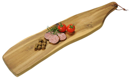 KESPER 2819513 Servierbrett 71 x 17 cm, Akazienholz, jedes Brett ein Unikat