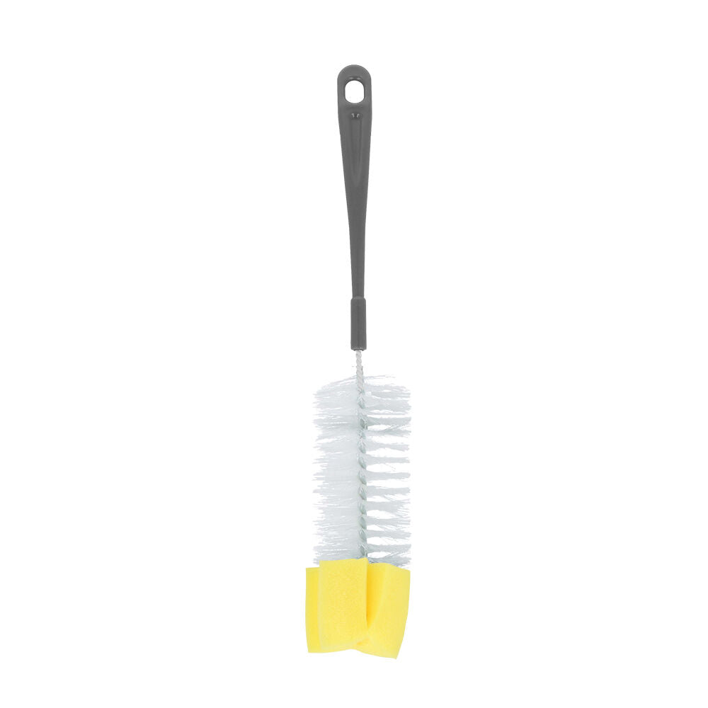 METALTEX 287609000 Flaschenbürste mit Schwamm 32 cm, Kunststoffgriff