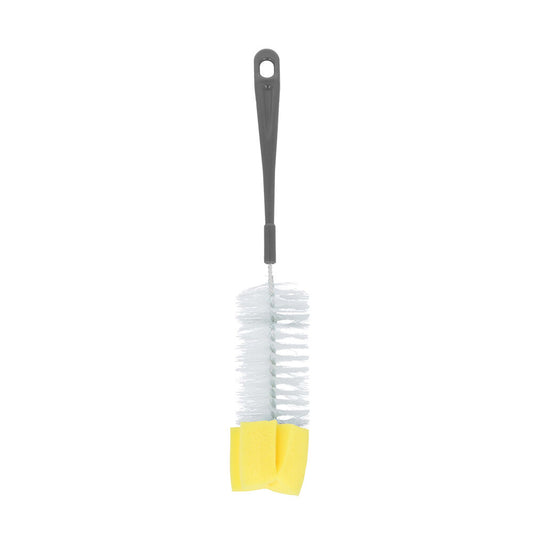 METALTEX 287609000 Flaschenbürste mit Schwamm 32 cm, Kunststoffgriff