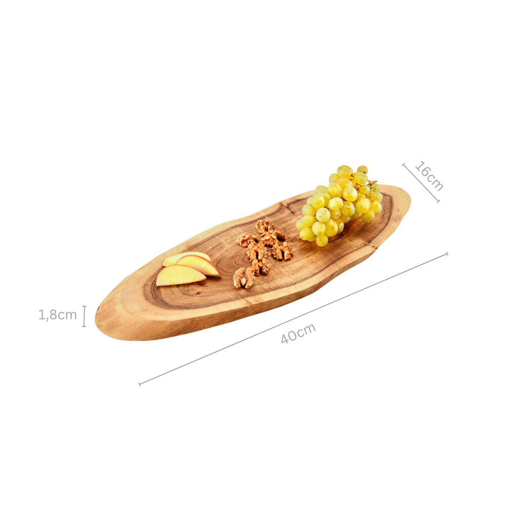 KESPER 29120 Schneidebrett Natur aus Akazienholz Länge ca. 40 cm