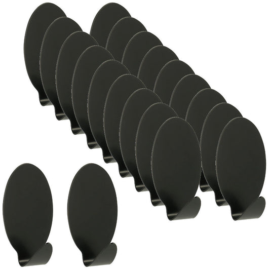 20 METALTEX 294502004 Hafthaken Jumbo, oval, Inox schwarz