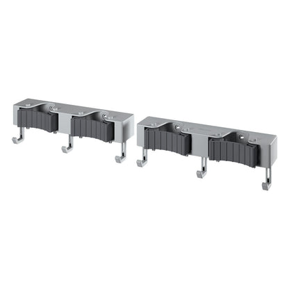 METALTEX 294902000 Hang-up 4 Klemmleiste für Besen, 2er Set / Hakenleiste