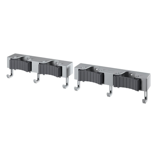 METALTEX 294902000 Hang-up 4 Klemmleiste für Besen, 2er Set / Hakenleiste