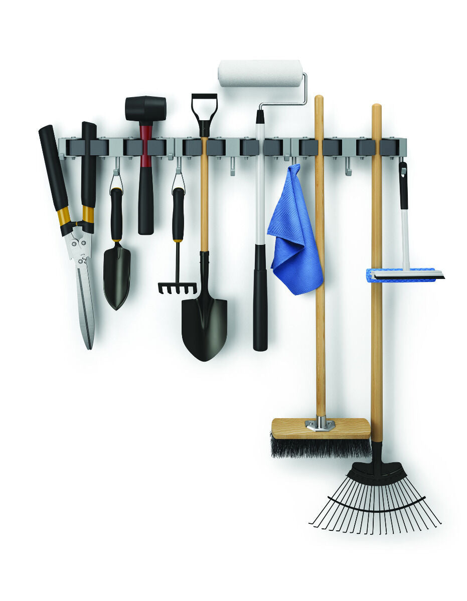 METALTEX 294904000 Hang-up 6 Klemmleiste für Besen, 3er Set / Hakenleiste