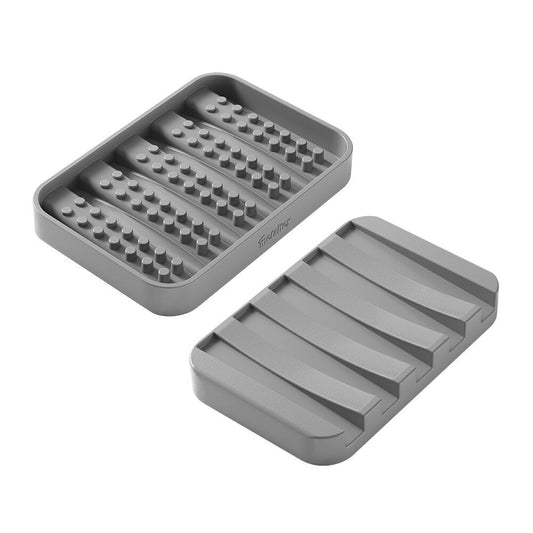 METALTEX 297019000 Gravity-Soap Seifenablage grau