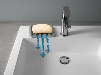 METALTEX 297019000 Gravity-Soap Seifenablage grau