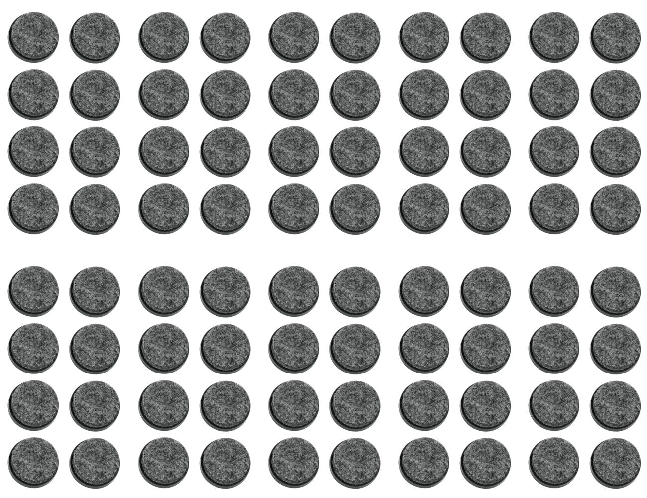 10erSET METALTEX 297216022 Stuhlnägel mit Filzunterseite / Stuhlgleiter / Parkettschoner