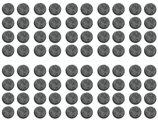 10erSET METALTEX 297216022 Stuhlnägel mit Filzunterseite / Stuhlgleiter / Parkettschoner