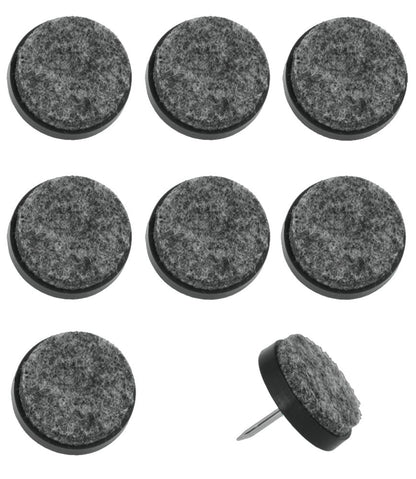 10erSET METALTEX 297216022 Stuhlnägel mit Filzunterseite / Stuhlgleiter / Parkettschoner