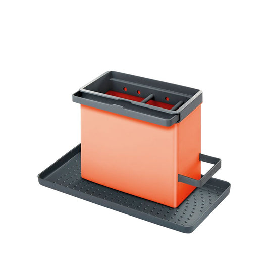 METALTEX 297530006 TidyTex Spülbecken-Organizer orange 24 x 13 x 14 cm aus Kunststoff