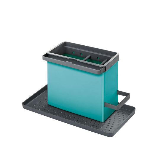 METALTEX 297530007 TidyTex Spülbecken-Organizer türkis 24 x 13 x 14 cm aus Kunststoff