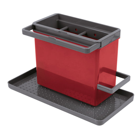 METALTEX TidyTex Spülbecken-Organizer rot 24 x 13 x 14 cm aus Kunststoff