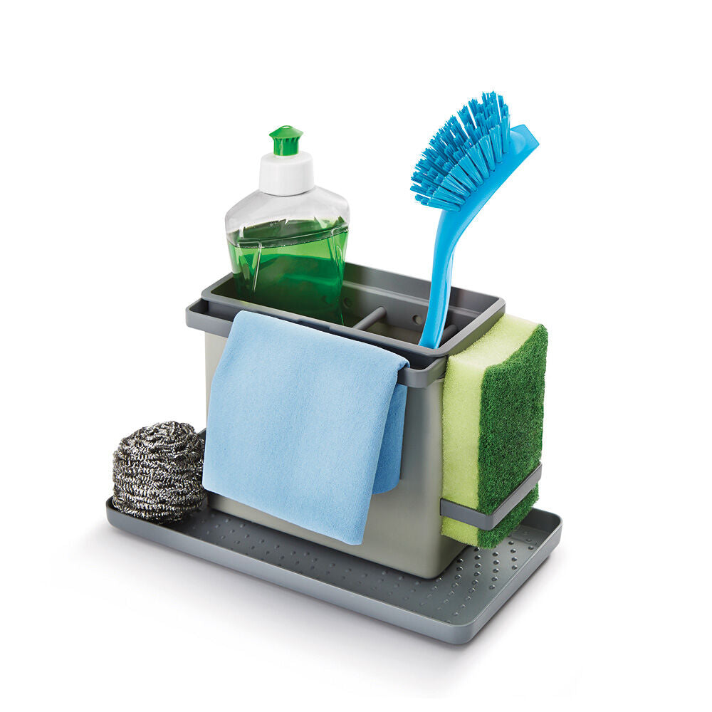 METALTEX TidyTex Spülbecken-Organizer grau 24 x 13 x 14 cm aus Kunststoff
