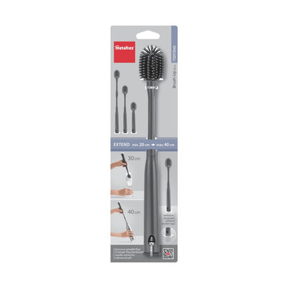 METALTEX 297612000 Brush-Up Flaschenbürste längenverstellbar 30-40 cm