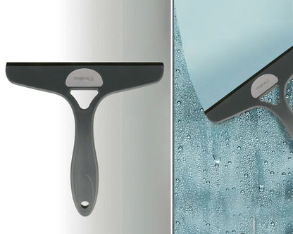 METALTEX Duschabzieher mit Hängeöse und Silikonlippe / Abzieher