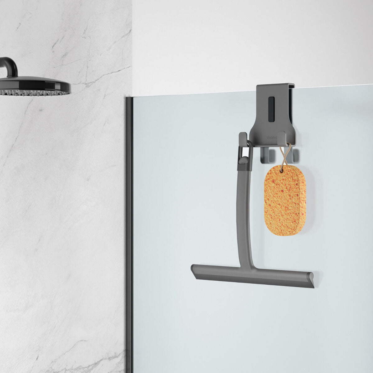 METALTEX 297622000 Squeegee-Smart Duschabzieher mit Halterung