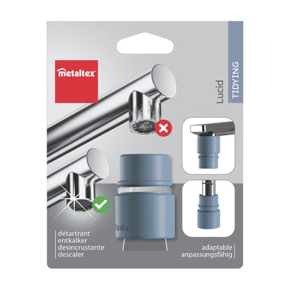 Metaltex 297800000 Lucid Wasserhahn-Entkalkungsaufsatz Silikon