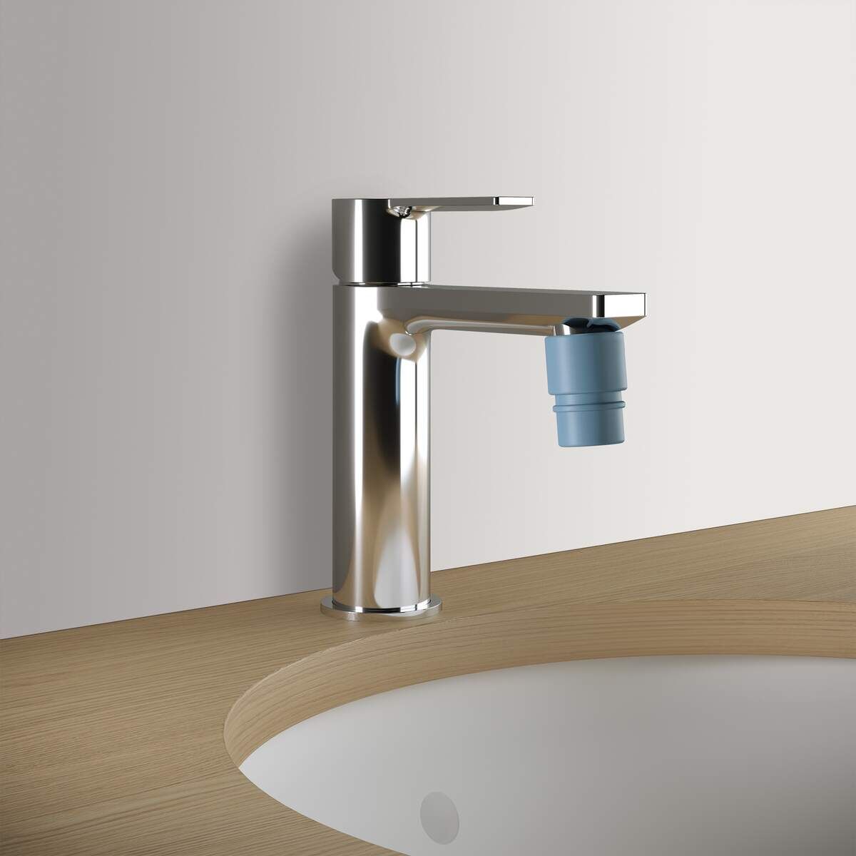 Metaltex 297800000 Lucid Wasserhahn-Entkalkungsaufsatz Silikon