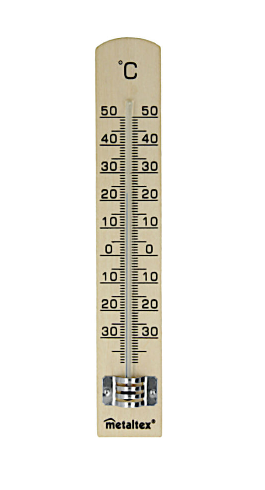 METALTEX 298005080 Innenthermometer, Buchenholz