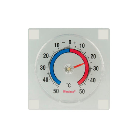 METALTEX 298017080 Fensterthermometer zum Kleben, Kunststoff