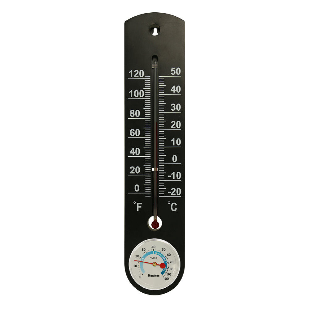 Metaltex 298032000 Thermometer mit Hygrometer für den Innen- und Außenbereich