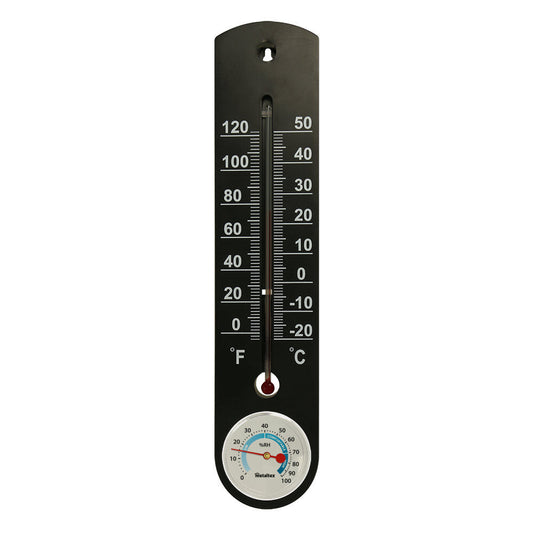Metaltex 298032000 Thermometer mit Hygrometer für den Innen- und Außenbereich