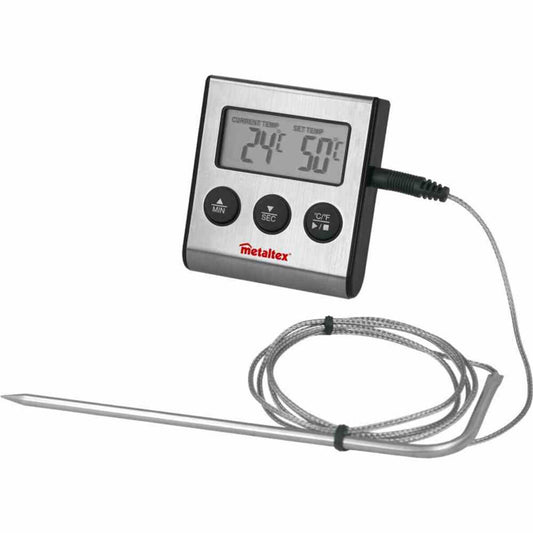 METALTEX 298062080 Digital Thermometer mit Timer