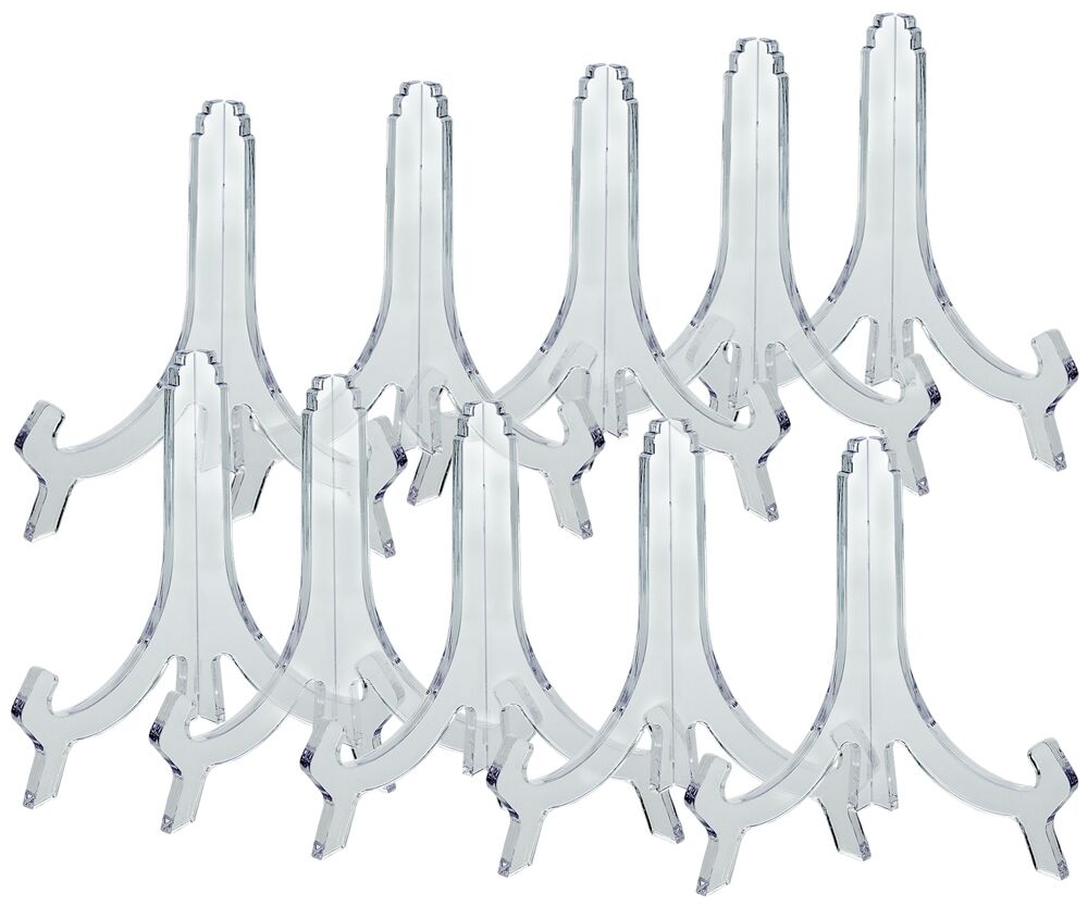 10er SET METALTEX 299118011 Tellerständer groß 18 cm Acryl / Dekorationsständer / Acrylständer