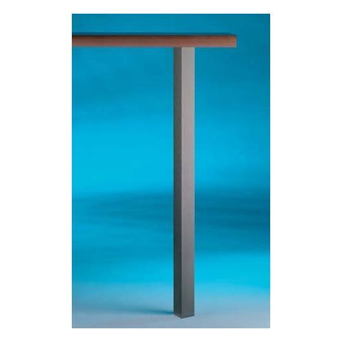 Vierkantfuß KRETA Aluminum / Tradur / Stützfuß / Möbelfüße / Tischbeine – Bild 3