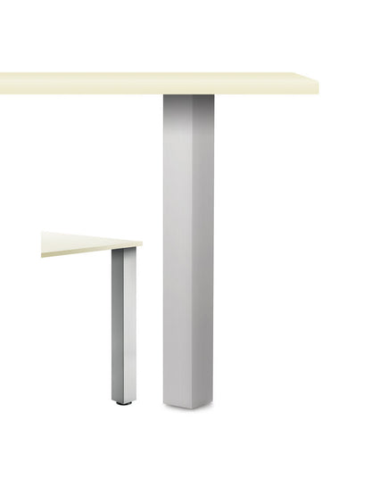 NABER Vierkantfuß RHODOS Aluminium, Stützfuß, edelstahlfarbig – Bild 7