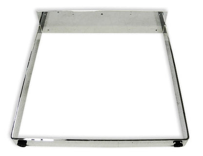 TopMotion KUFE für Ansatztisch aus stabilem, verchromten Stahl / Tischuntergestell / Tischunterbau / Tischfuß / Tischbein