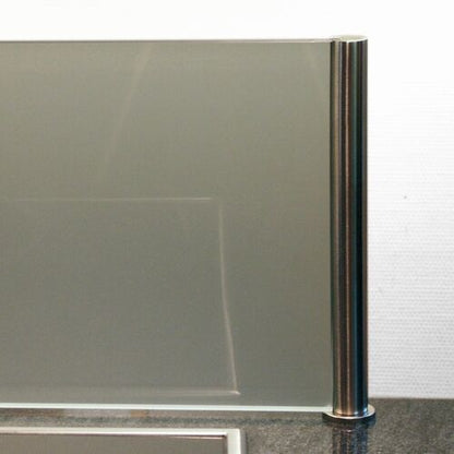 Spritzschutz Spruzzo / Tradur / Konsolen / Glasplattenträger / Sichtschutz – Bild 2