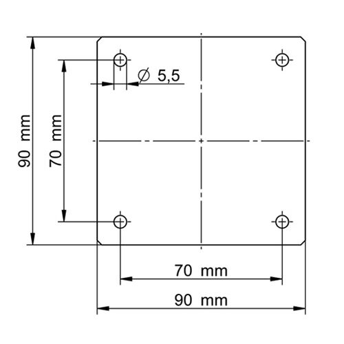 Barkonsole KRETA 2 / Tradur / Küchenkonsole / Thekenkonsole / Konsole / Vierkantkonsole – Bild 3