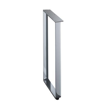 TABLON KUFE für eine Bartheke aus stabilem, verchromten Stahl / Tischuntergestell / Tischunterbau / Tischfuß mit…