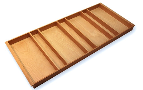 Mehrzweckeinsatz BUCHE 120er Schubl. B 1110 x T 462 mm passend für Hettich InnoTech 16 + 19 mm Schubladen