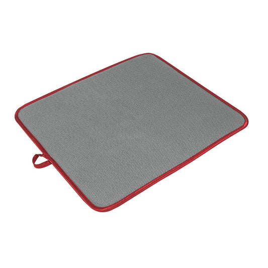 METALTEX SofTex 45 x 40 cm - Microfaser Abtropfmatte grau/rot