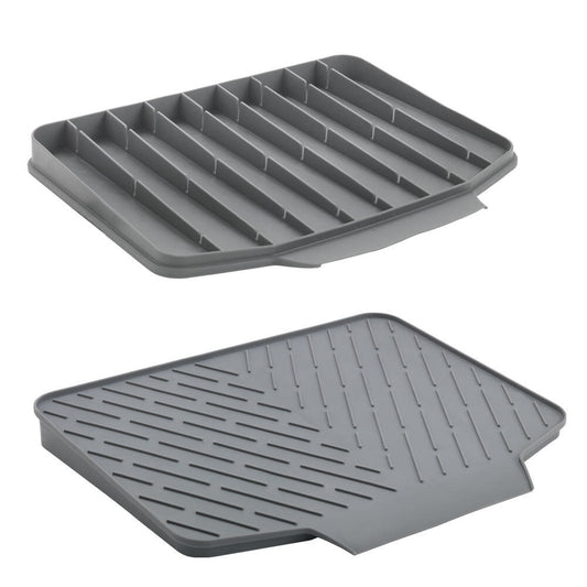 Metaltex 320495000 Gravity-Duo Abtropfmatte 40 x 33 cm, Gummi