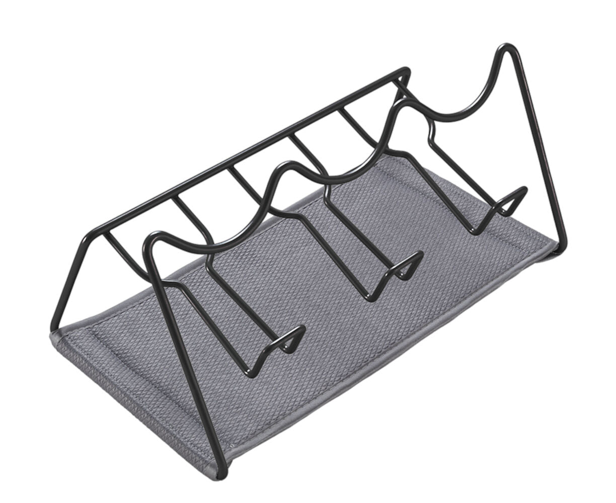 METALTEX 321603000 Sodatex-3 LAVA Abtropfgestell für 3 Flaschen, TouchTherm