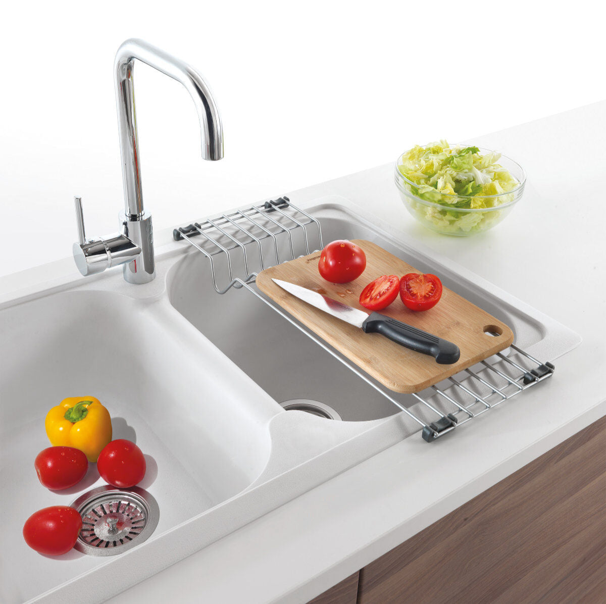 METALTEX 322054000 Sink-Tex Abtropfgitter für Spülen, PolyTherm