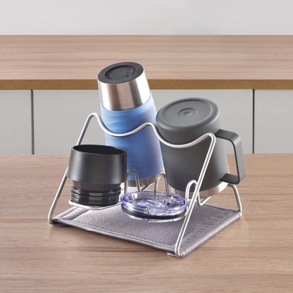 METALTEX 323012000 Drymug-2 Abtropfgestell für 2 Becher, PolyTherm