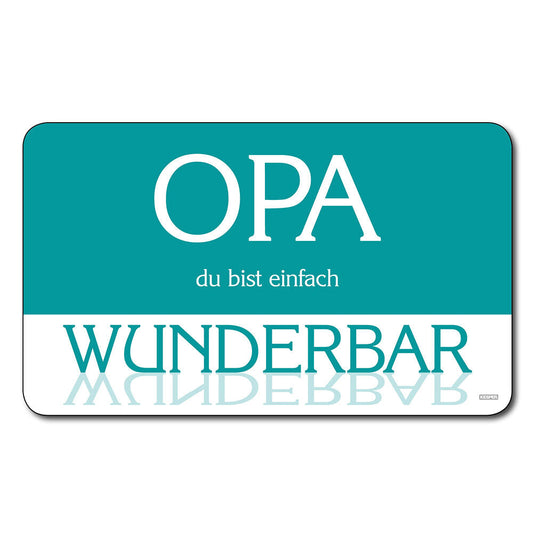Frühstücksbrettchen OPA Kesper Melamin / Stullenbrett / Brotbrett