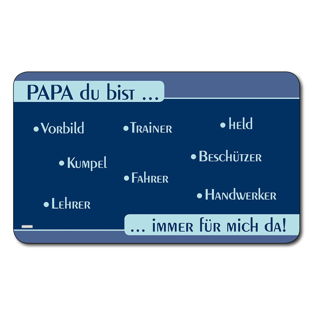Frühstücksbrettchen PAPA Kesper Melamin / Stullenbrett / Brotbrett