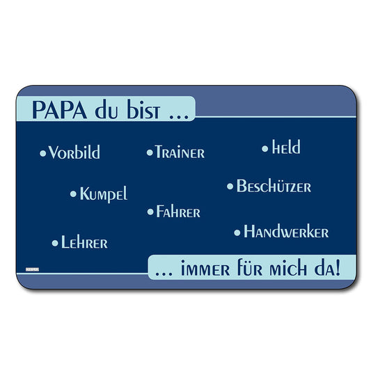 Frühstücksbrettchen PAPA Kesper Melamin / Stullenbrett / Brotbrett