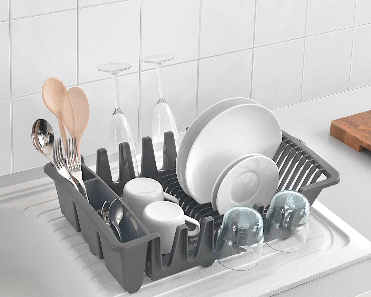 METALTEX SMARTEX 325095000 Spülkorb Polypropylen 45 x 29 x 12 cm / Geschirrkorb / Abtropfgestell