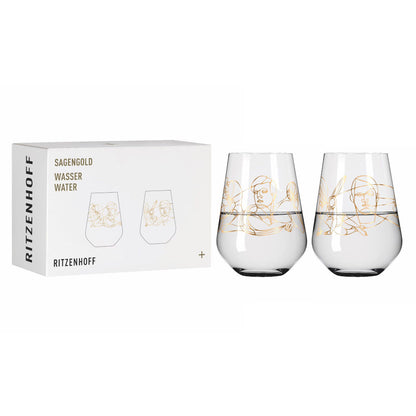 Ritzenhoff 3421001 Wasser 2er-Set 001 SAGENGOLD Burkhard Neie 2022